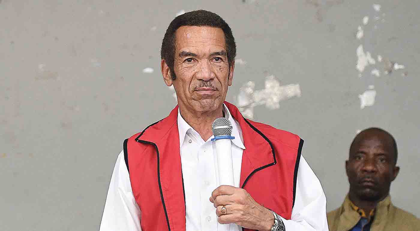 FORMER PRESIDENT IAN KHAMA