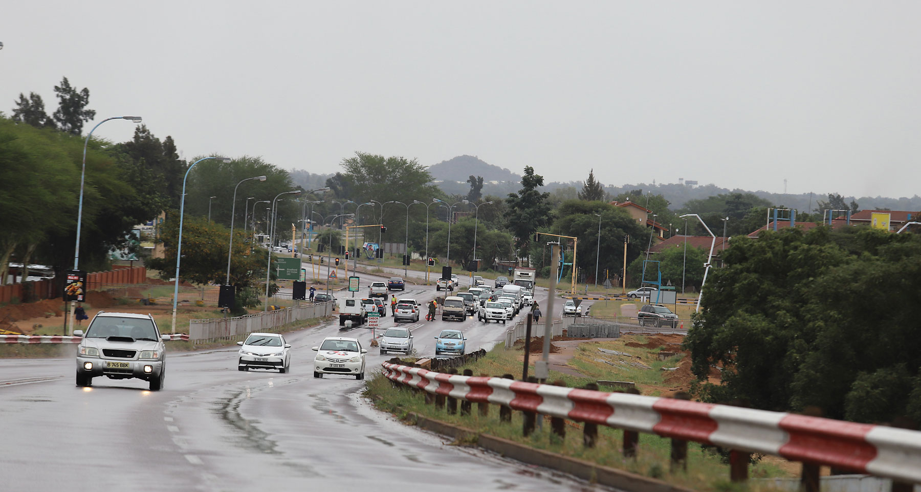 POLICE ROADBLOCK
