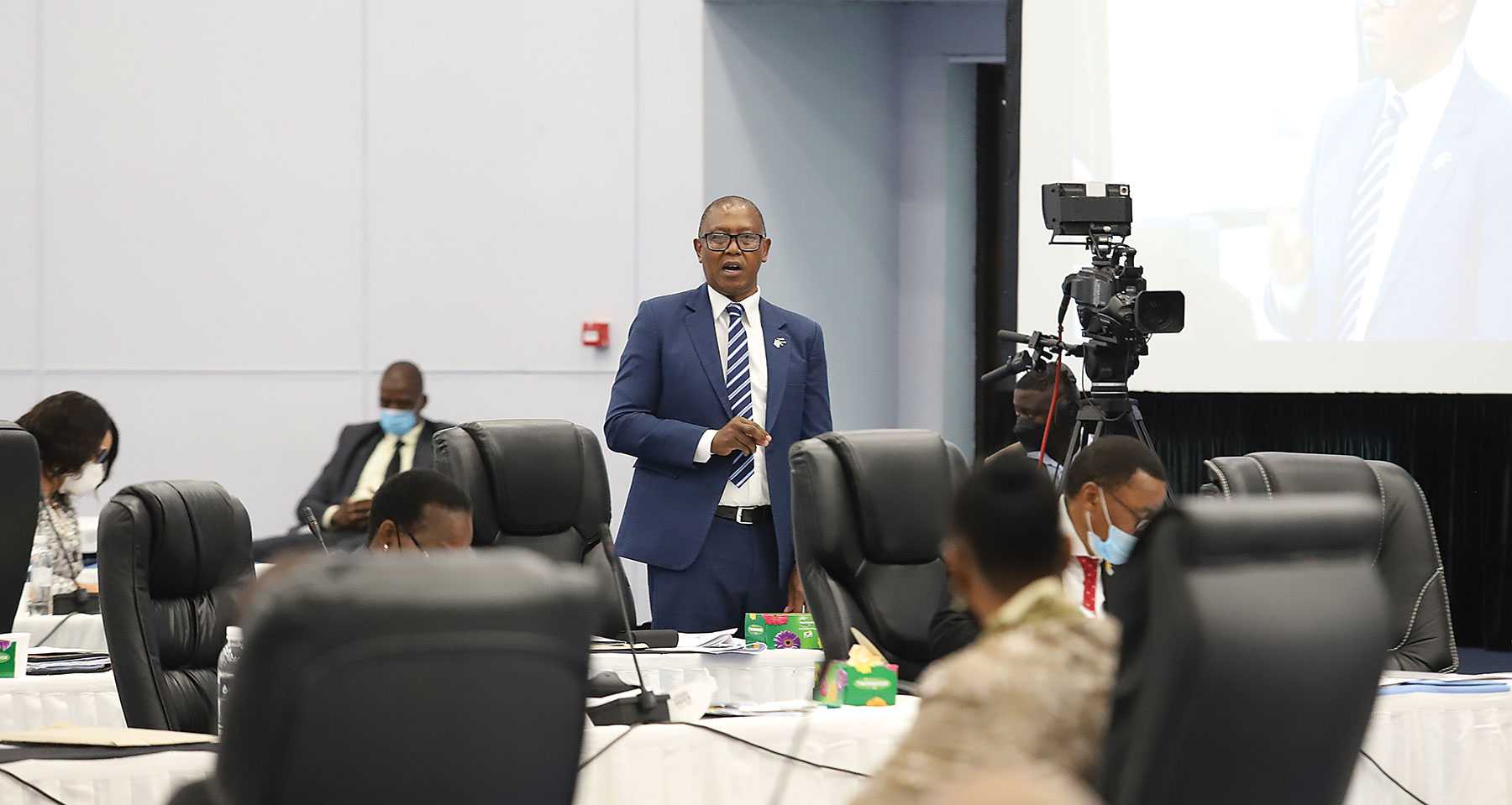FINANCE MINISTER DR THAPELO MATSHEKA