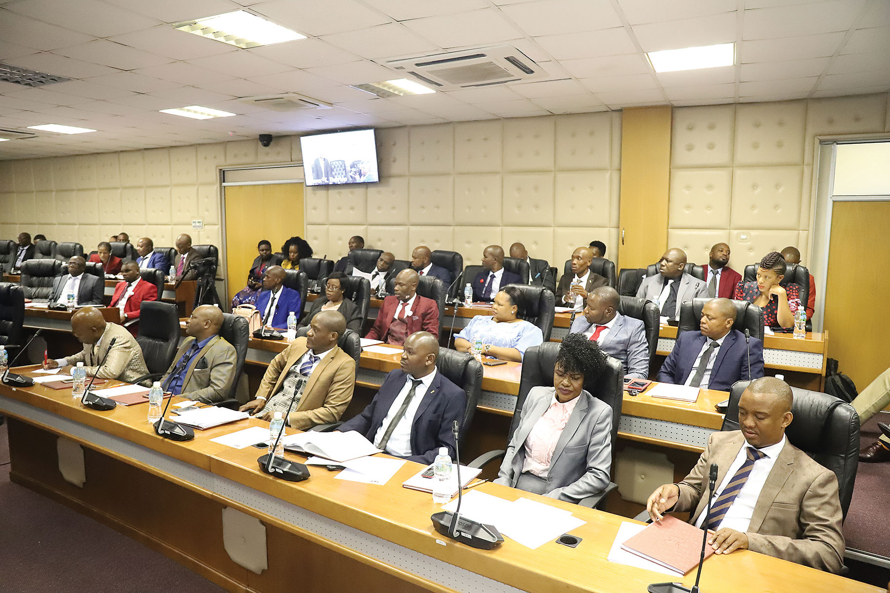 council meeting in progress