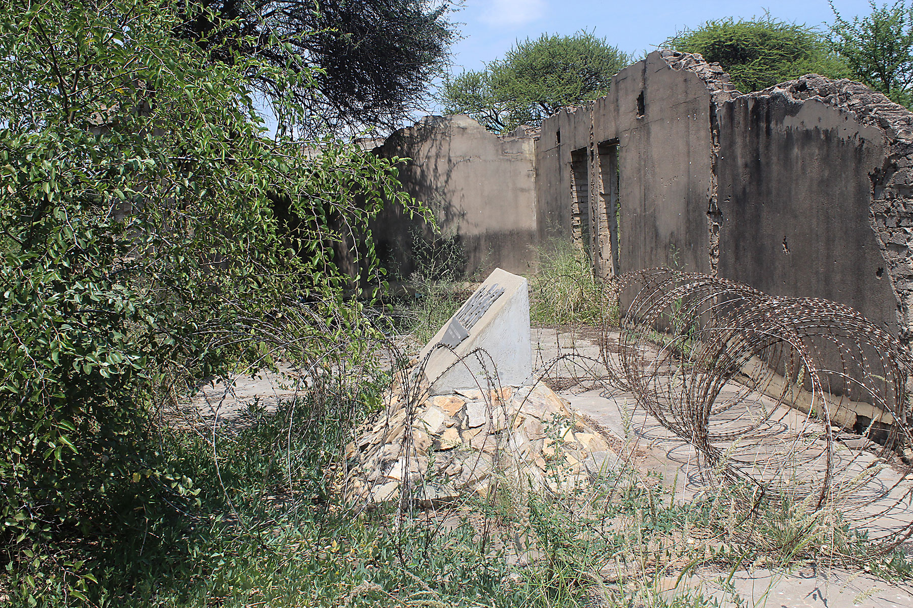Dilapidated building in Francistown