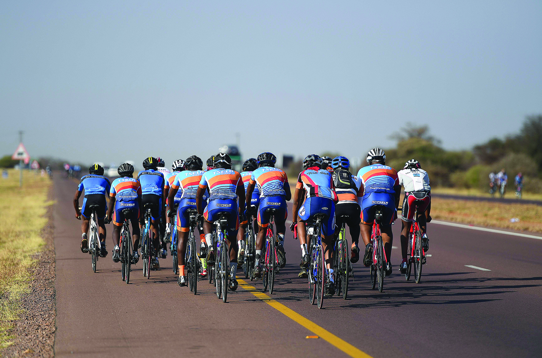 Cyclists pedal 450km