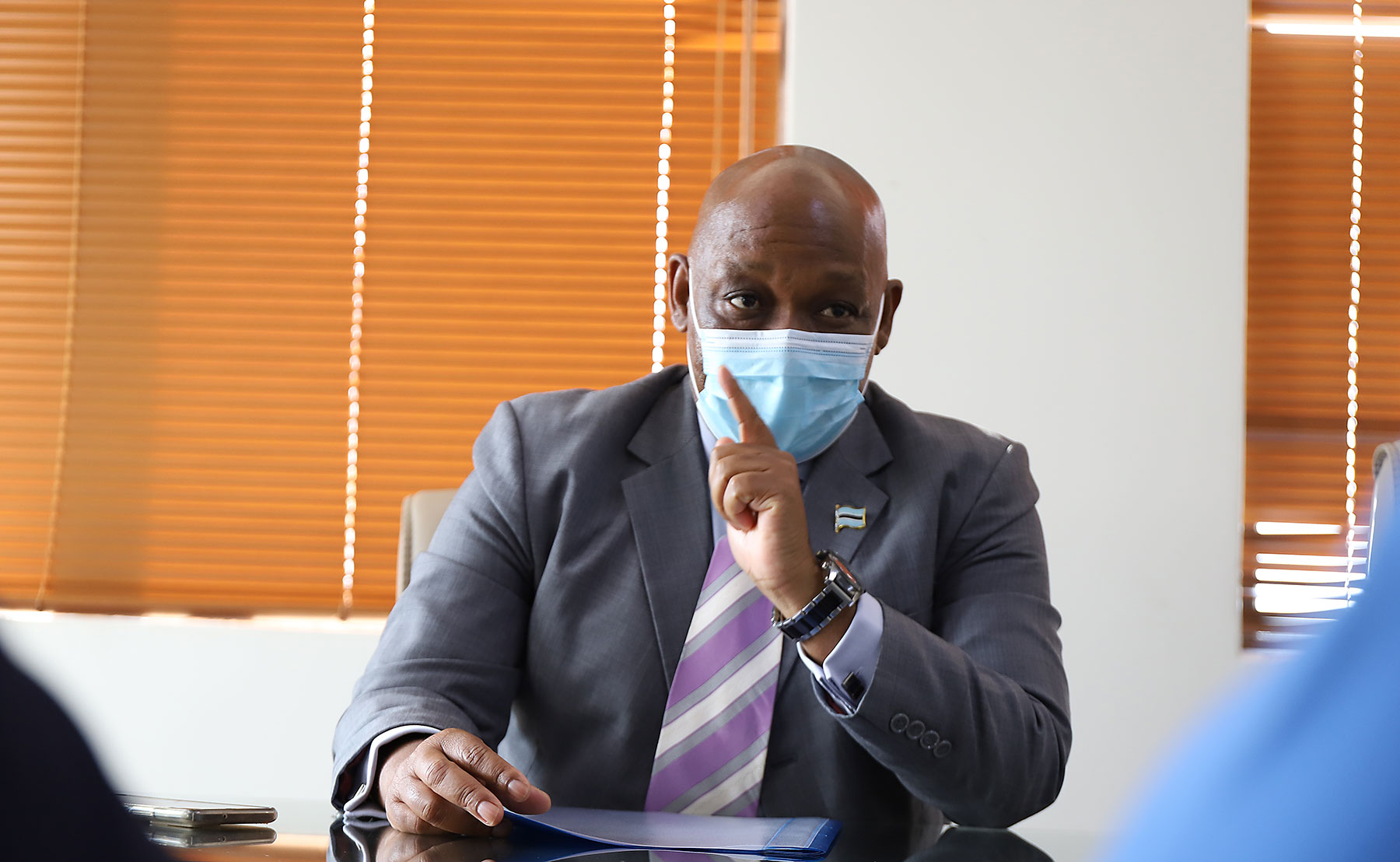 Defence Minister Kagiso Mmusi