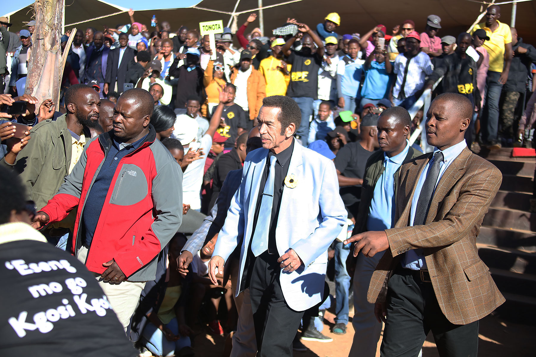Khama scaled down financial support