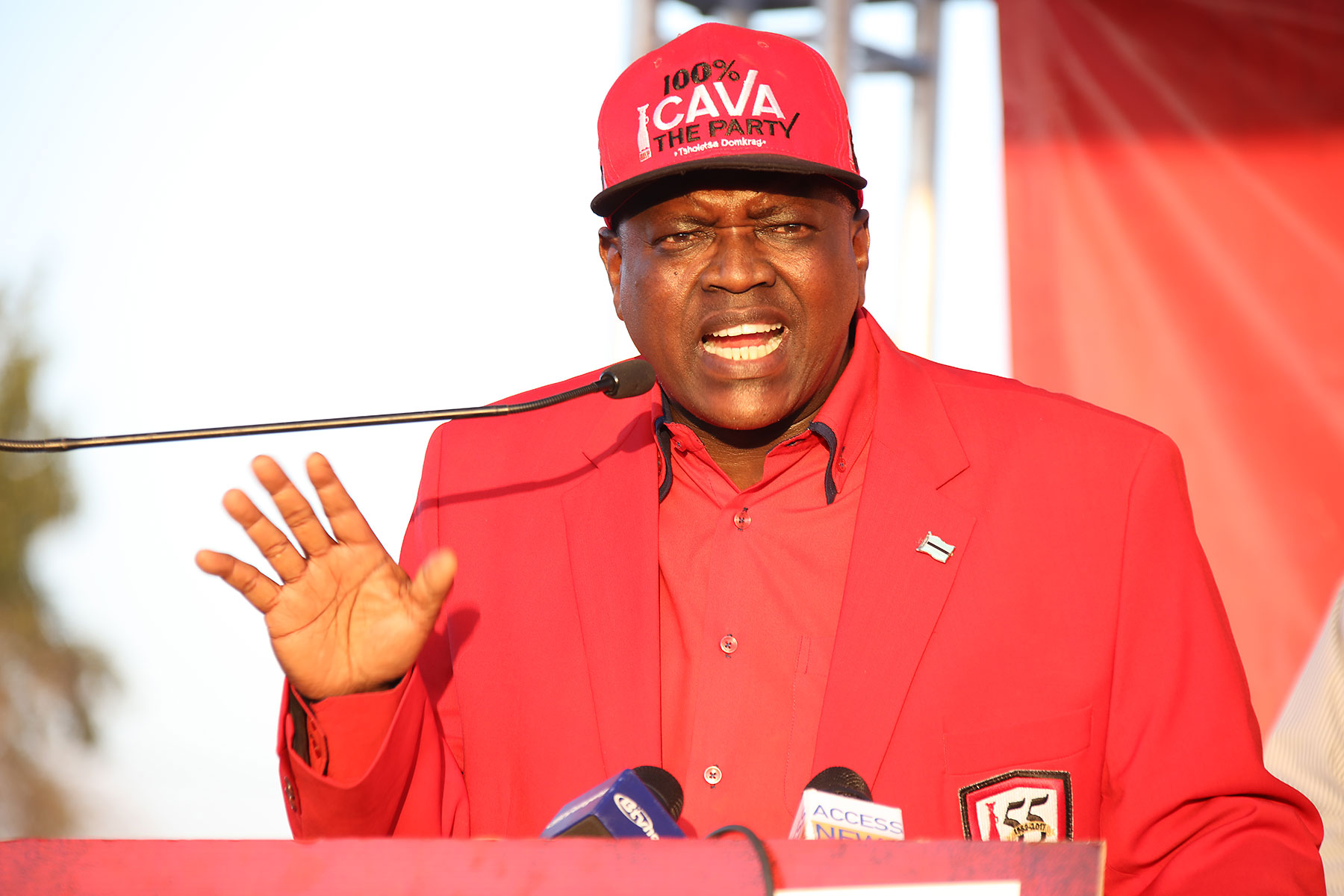 Prresident Mokgweetsi Masisi