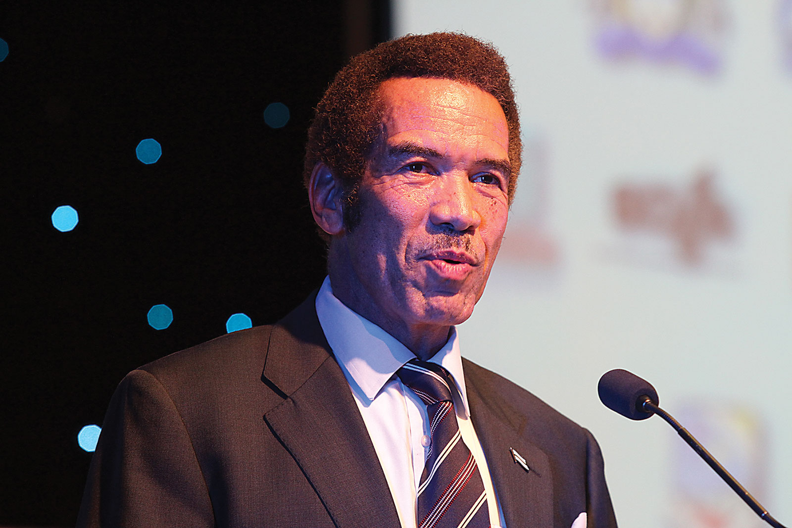 former President Ian khama