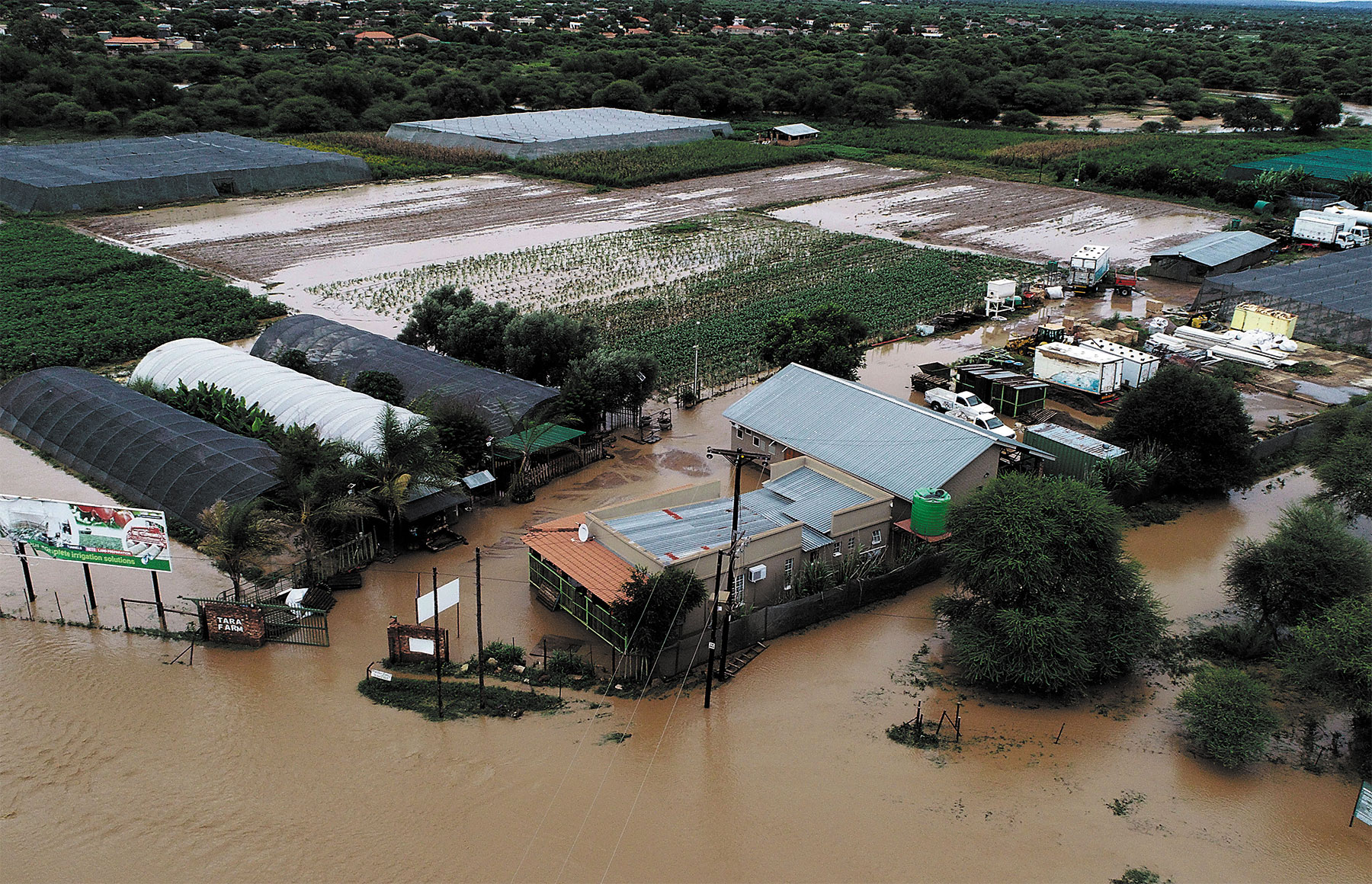 Recent Botswana floods