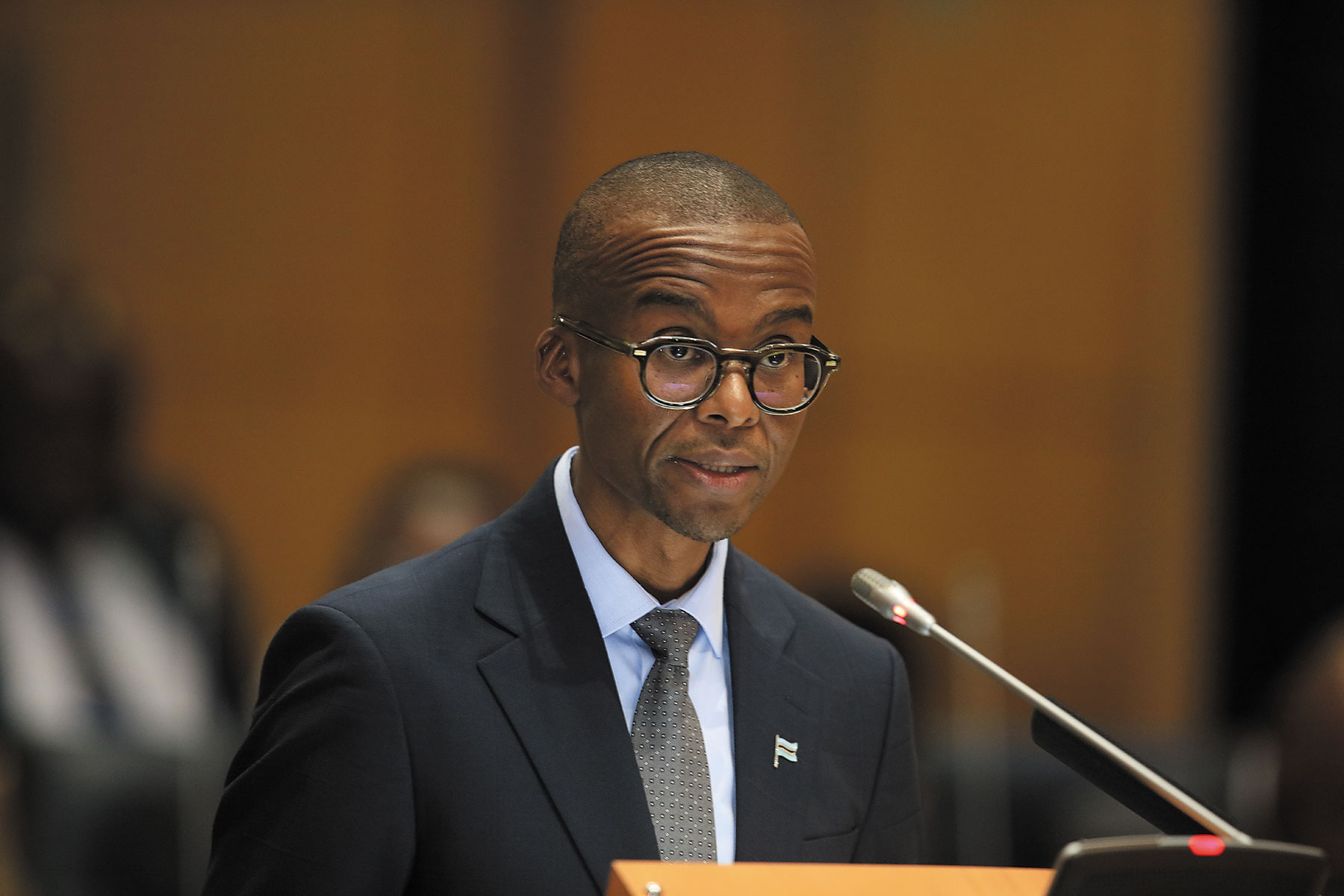 Minister of Finance Ndaba Gaolathe