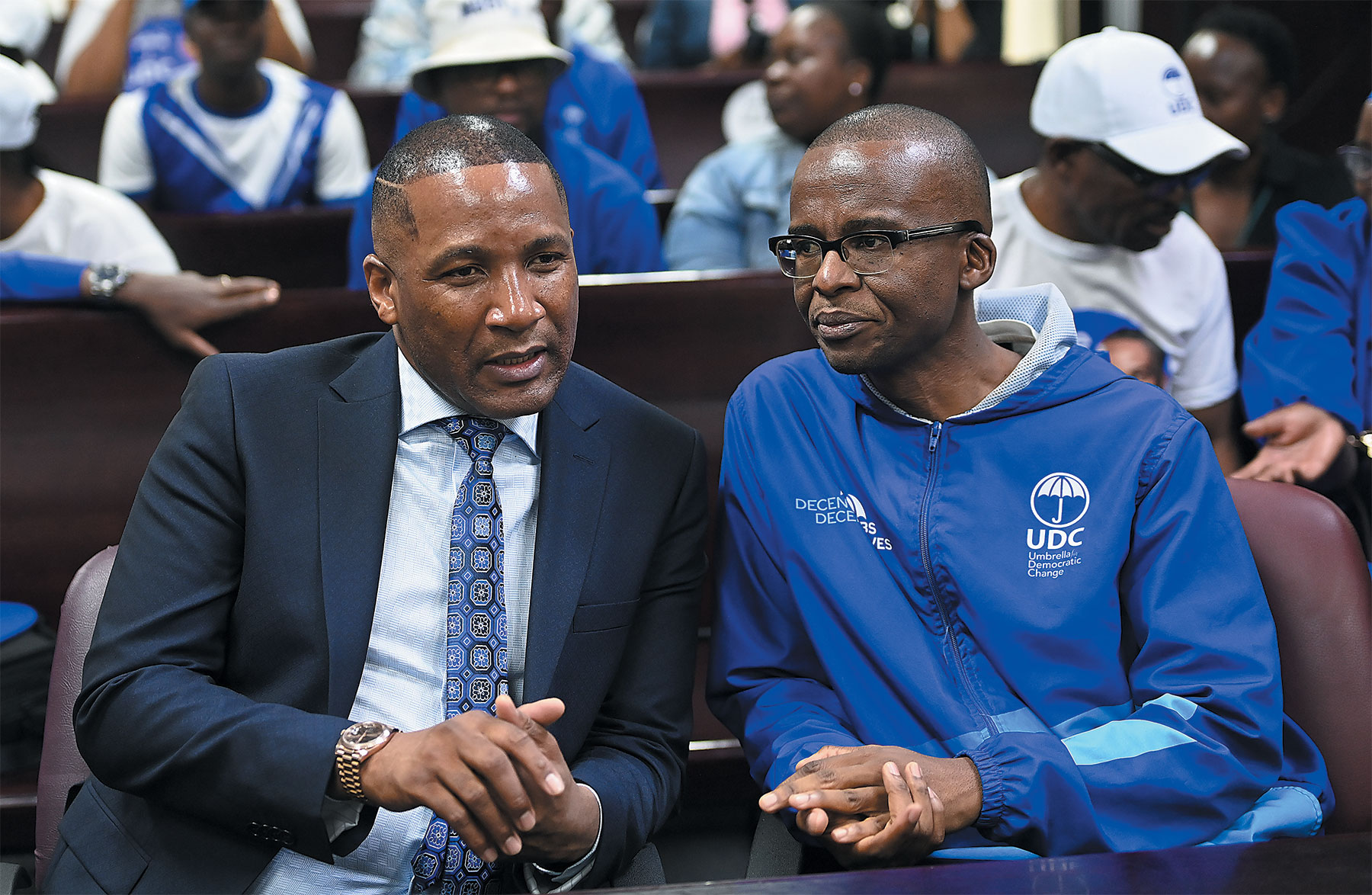 President Duma Boko and Vice President Ndaba Gaolathe